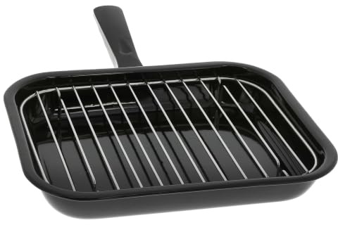 First4Spares Camping Caravan Motorhome Gas Stove Grill Pan & Handle 28 x 23 x 4cm