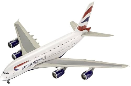 Revell RV03922 3922 Övrig licens 03922 A380-800 British Airways flygmodell byggsats 1:144