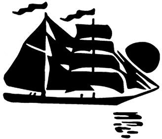 SUIFENG Autoaufkleber 12.9X11.1Cm Interessante Segelboot Boot Ozean Dekoration Auto Aufkleber Hochwertige Sport Vinyl Aufkleber