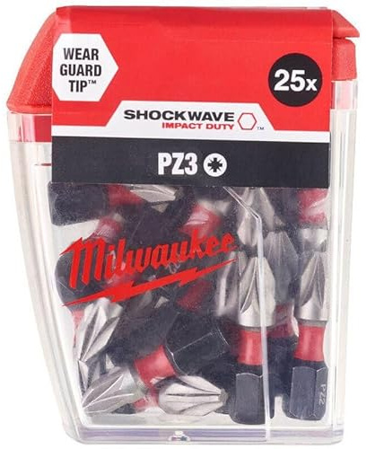 Shockwave™ Impact Duty Bits PZ3 x 25mm (Pack 25)