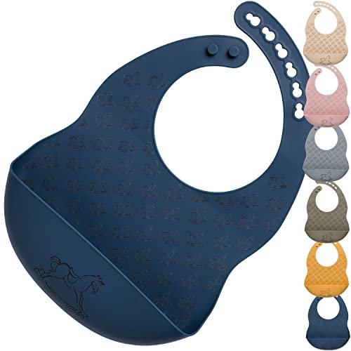 sei Design Silikonlätzchen, BPA frei mit Auffangschale Baby Lätzchen abwaschbar Silikonlätzchen, Silikon Lätzchen mit Auffangschale wasserabweisend