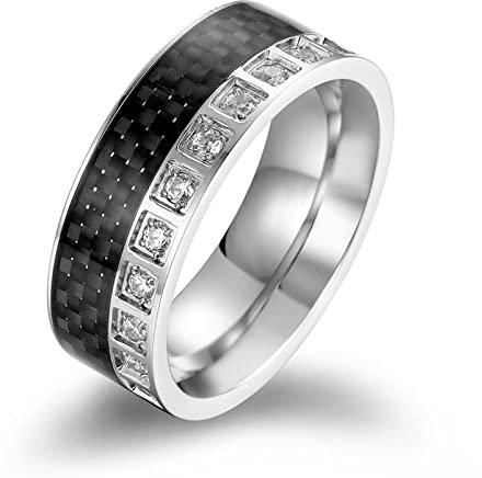 Stfery Freundschaftsringe Beste Freundinnen, Ring Zirkonia Kristalle Weiß Zirkon Eingelegt 57 (18.1) Schmuck Geschenk