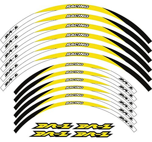 ROANNY Felgenband 21 18 12PS Motorrad FELGE Streifen Klebeband Aufkleber FÜR DRZ 400 400S 400E 250 (Color : 9)