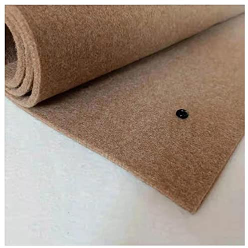 SHTGOI 1 Stücke Wollfilz 3mm Dick 150cm x 100cm Filzstoff Bastelfilz Stoffrolle Vlies Filzrolle Dekostoff Filzwolle Craft Filz für DIY Handwerk Patchwork Nähen Tischdekoration Kamel