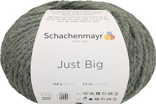 Schachenmayr Just Big, 100G salbei meliert Handstrickgarne