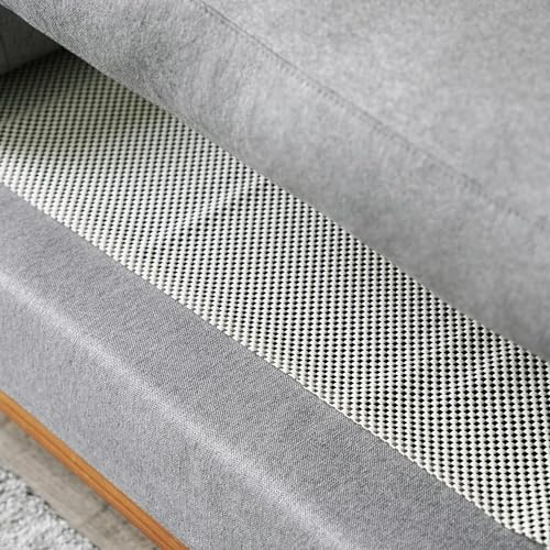 ECOHomes Couch Cushion Grip Pad, Couch Cushion Non Slip Pads Keep Sofa Cushions from Sliding - Anti Slip Sofa & Patio Grips Mattress Gripper Stopper Stop Slide & Sliding, Futon Standard, 24 by 60 | Stop Mattress, Keep Topper from Sliding, Anti Slip, Grip Pads Holder Stop Couch Cushion, Sofa Cushions, Patio & Furniture