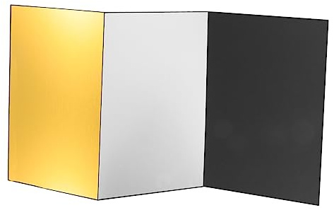 Réflecteur Pliable en Carton A4 pour Photographie Studio | Effet Réfléchissant , Absorption de L’excès de Lumière, Usage Polyvalent pour Bijoux et Jouets