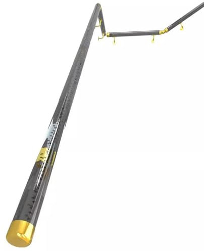 Handlauf Geländer Acryl-Stufengeländer mit Schwarzer, Transparenter Blase und Goldenen Halterungen, rutschfeste Stabile Treppenhandläufe für Garage Küche Büro (Size : 5m/16.4ft)
