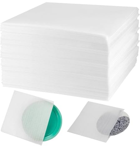 FAAING 100 Stück Schaumfolie für Geschirr 30 x 30 cm, Schaumfolie Umzug Verpackung, Kissenschaumbeutel Schaumstoffbeutel für den Versand, zum Schutz von Geschirr, Gläsern