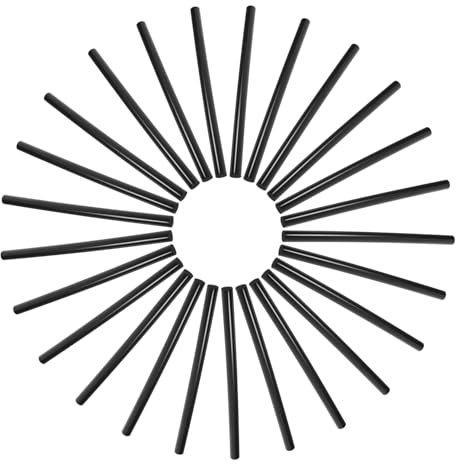 UKCOCO 30 Stück Große Heißklebesticks Schwarz 11x200mm Hochklebend Für Selbstgemacht Basteln Heimdekoration Reparatur