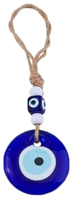 MisFun Ojo Turco Azul, Colgante de Amuleto Proteccion, Mal de Ojo Regalo de Bendición, Amuleto de la Suerte, Encantos de Buena Suerte para Colgar, para Decoración del Hogar Regalo (5 CM)