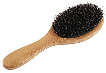 Baluue Massagekamm Für Kopfhaut Aus Naturholz Mit Gebogenen Borsten Und Massagefunktion Für Locken Und Verknotetes Haar Leicht Und Tragbar Für Reisen Und Outdoor-aktivitäten