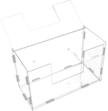 Generisch Kaninchen Heuraufe Häschen-Feeder Kaninchenfutter für Käfige Meerschweinchen Hasenstall Wurf Ratte Hasen Heuraufe Heuhalter für Nagetiere Acrylständer Hasenfutter Transparent