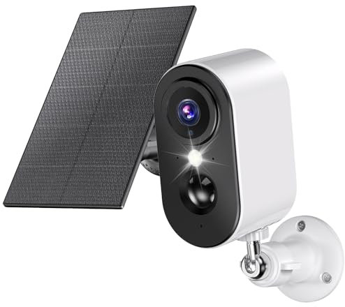 PESAIR Caméra de Surveillance extérieure, Audio bidirectionnel, caméra de Surveillance sans Fil extérieur/intérieur avec détection de Mouvement PIR, Vision