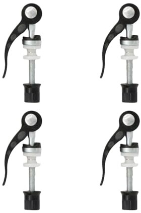 Opatiny Lot de 4 colliers de serrage à dégagement rapide en alliage d'aluminium haute résistance pour vélo de route et VTT