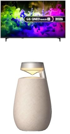 LG 50QNED7EB3C 50-Inch QNED MiniLED AI 4K UHD Smart TV bundle with XO2 Portable Bluetooth Multi-Directional Speaker, 15H Battery Life, IP55 Waterproof