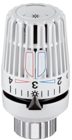 Buderus/Heimeier Thermostatkopf VK 9710-24.500 Festfühler für Klemmanschluss