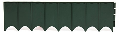 Prosper Plast IKRR-R851 595 x 16 cm Gartenzaun, sortiert (braun, Terrakotta, grün) (10-teilig)