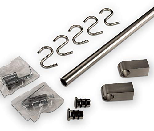 So-Tech® Barre de Cuisine Set de Barre 900 mm Finition en Acier INOX