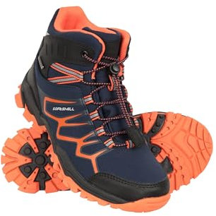 Mountain Warehouse Softshell Kinderstiefel Bequem Schwimmen Surfen Jungen Mädchen Petrol Kinder-Schuhgröße 32 DE