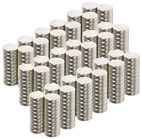Neodym Magnete 500 Stück N45 Dauermagnet 4mm x 1mm Scheiben Magnet Mini Flach Permanentmagnet Bastelmagnete Haftmagnete Extrem Stark