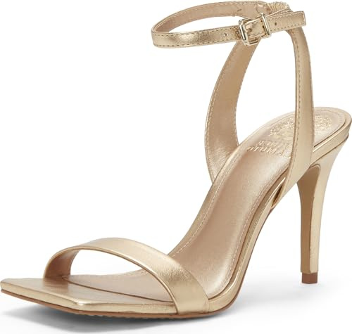 Vince Camuto womens Saprenda Heeled Sandal, Egyptian Gold, 6.5 US