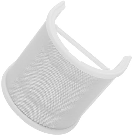 Homoyoyo Pop Filter, U Shaped White Pop Filter, Pop Filter for Microphone, Metal Mesh Layer Microphone Windscreen Cover, Microphone Accessories for Vocal Recording,Youtube Videos,Streaming