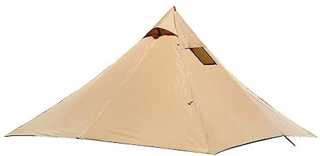 Zelte für Camping,Wärmezelte für Camping | Robustes Trekking-Familienzelt, regensicherer Unterstand | Ultraleichtes Kuppel-Campingzelt, atmungsaktive Tipi-Warmzelte mit Rauchrohrfenster für Hmltd