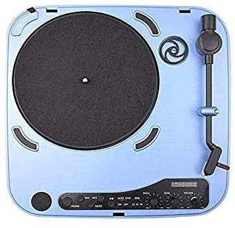 Lettore vinili vintage, giradischi dischi in vinile, giradischi con altoparlanti, grammofono USB dal design retrò