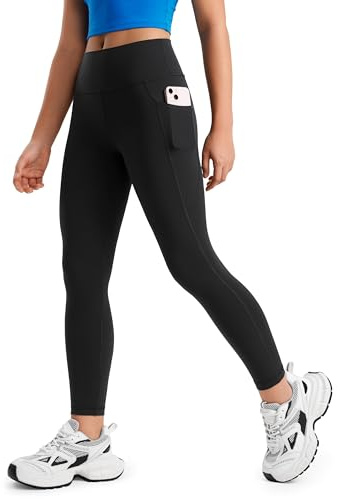 CRZ YOGA Butterluxe-leggings fickor för flickor Svart L