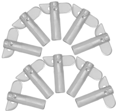 GARVALON 10pcs Detachable Guardrail Locking Pin Galvanized Steel Scaffolding Fixing for Secure Guardrail Systems High Precision and User-friendly Installation