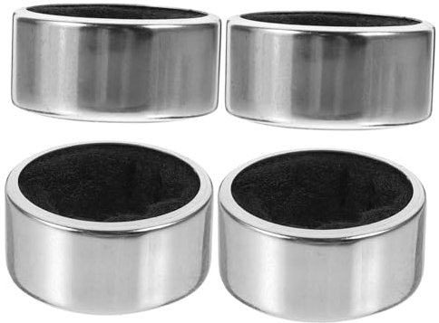 IMIKEYA 4stücke Edelstahl-weinflaschen-kragenring Rotwein-tropfstoppring Auslaufsicherer Anti-überlaufring Flaschenkragenring Weintropfenring Für Flaschen