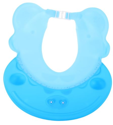 TOYANDONA Wasserdichter Hut Baden Shampoo-mütze Zum Haarewaschen Ohrenschutzmütze Für Bade-dusche Cartoon-design Verstellbar Leicht Kindertuch Für Baden Und Duschen