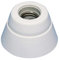 Portalámparas E27 de porcelana, recto, ideal para exportación, para uso en iluminación doméstica y decorativa.