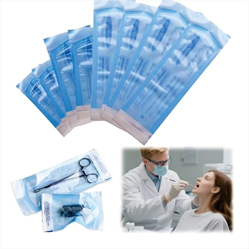 200 sacchetti Buste Autosigillanti Per Sterilizzazione,90 * 165 mm Buste Sterilizzazione Estetista,Sacchetti Per Sterilizzazione A Vapore Ad Alta Pressione Per Strumenti Di Pulizia