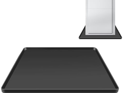 Plateau pour Petit Réfrigérateur,Protection Sol Machine à Laver Silicone Antidérapant - Plateau Anti-Fuites Carré sous Appareil Réutilisable, Accessoires Réfrigérateur Protection Sol