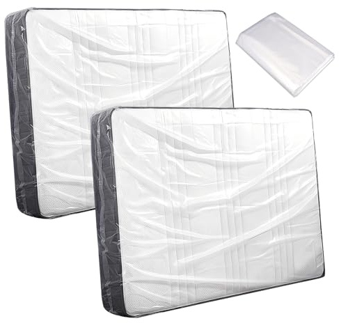 2 Pezzi Custodia Materasso Matrimoniale, 120x240cm Coprimaterasso Trasloco
