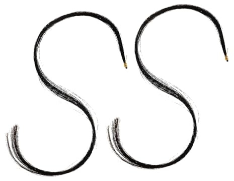 iplusmile Fournitures d'Alto Lot de 2 Mèches Crin de Cheval Accessoires de Réparation pour Archet d'Alto Surface Délicate Sûres à Utiliser pour Musiciens