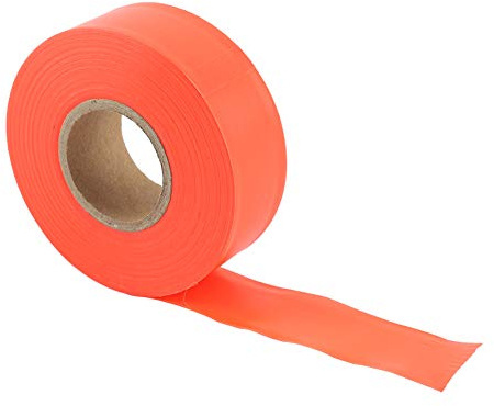 Resefinem hohe Sichtbarkeit Camping -Markierungsband Rolle ideal für die Marken von Outdoor -Navigationsgefahr und die Definition von Immobilienlinien Ultra hell reflektierende (Orange)
