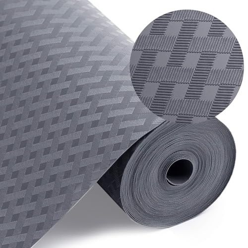 YuLiMirich Schubladenmatte 60cm x 500cm Antirutschmatte Schubladenmatte Schrankfolie Schrankpapier Abwaschbar Nicht Klebende Küchenschubladenmatten für Küchenschränke