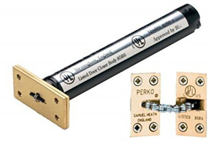 Perko Original Rectangular Brass Concealed Door Closer