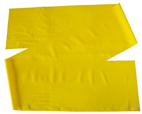 Theraband Gymnastikband für Fitnessübungen / Physiotherapie, Yellow (Light), 1,5 m
