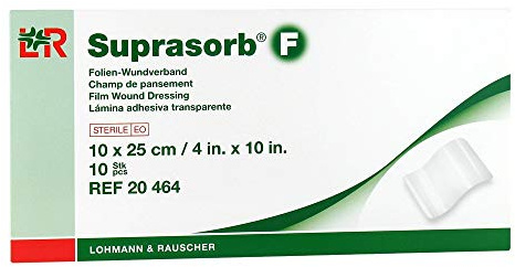 Suprasorb F 10 x 25 cm, 10 Stück