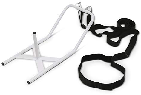 HAEST - Gewichtsschlitten mit verstellbarem Hüftgurt, Trainingsschlitten für Sprint- & Krafttraining, Sportschlitten für Leichtathletik, Fußball & Fitness