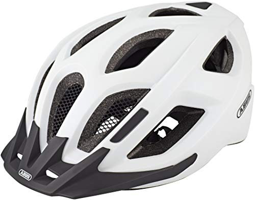 ABUS Allround-Fahrradhelm Aduro 2.1 - in sportivem Design für den Stadtverkehr, Landstraßen und Trails - für Damen und Herren - Weiß, Größe L