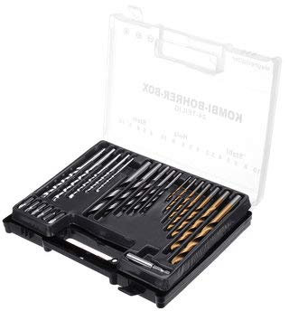 TuToy 24Pcs/300Pcs 2-10Mm Hss Twist Drill Bit Set Metric Wall Plugs Impact Wood Working Tool With Case - 24#