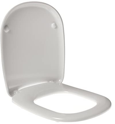 WC-Sitz für IDEAL STANDARD TESI CLASSIC als Original Duroplast weiß Edelstahlscharnier
