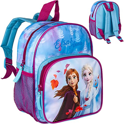 alles-meine.de GmbH Kinder Rucksack die Eiskönigin - Frozen Tasche - wasserfest & beschichtet - Kinderrucksack - 2 Fächer - groß Kind - Jungen Mädchen - Kindergartentasche - ..