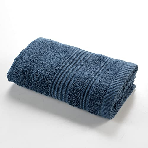 Douceur d'Intérieur, Asciugamano ospite (30 x 50 cm) Teneresse Zaffiro, spugna unita