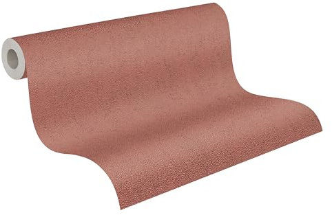 A.S. Création Vliestapete Luxury Walls Tapete Uni 10,05 m x 0,70 m rot Made in Germany 357786 3577-86